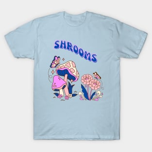 Shrooms Retro Mushroom design T-Shirt